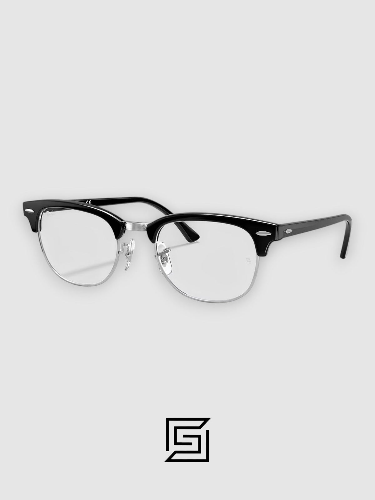 Ray Ban RB5154 CLUBMASTER OPTICS Unisex - black-silver