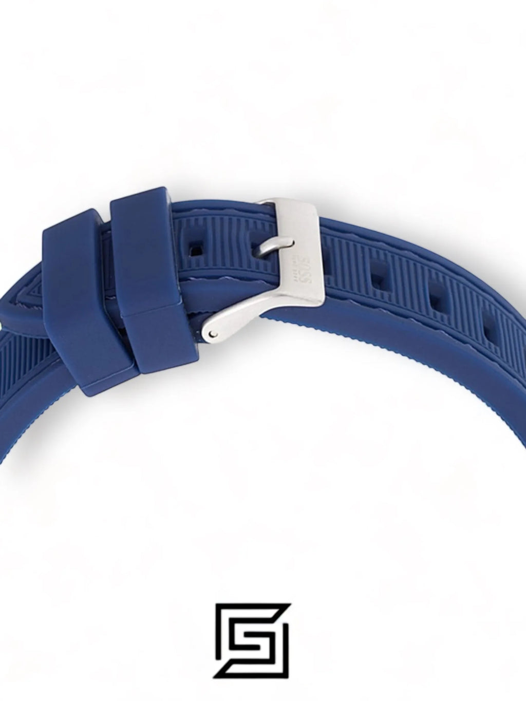 Hugo Boss original-watches Men's Blue Dial Rubber Band Watch - 1513526