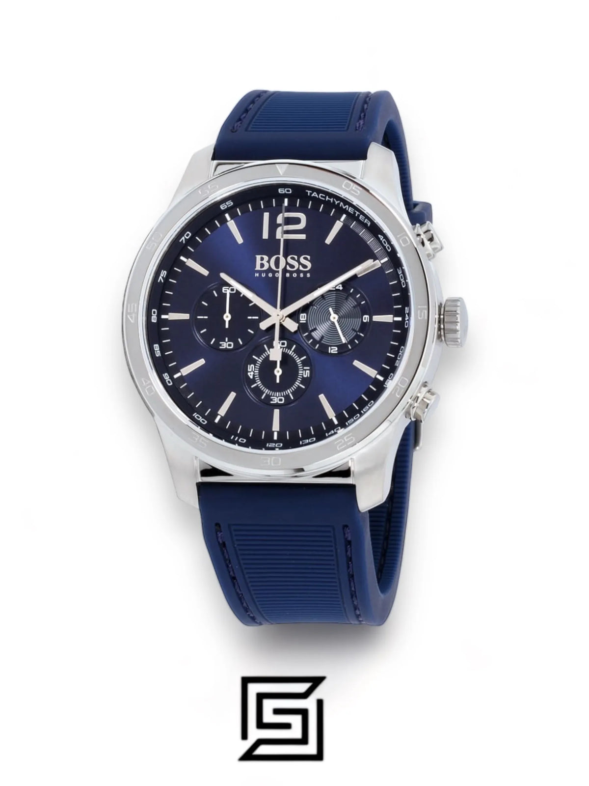 Hugo Boss original-watches Men's Blue Dial Rubber Band Watch - 1513526
