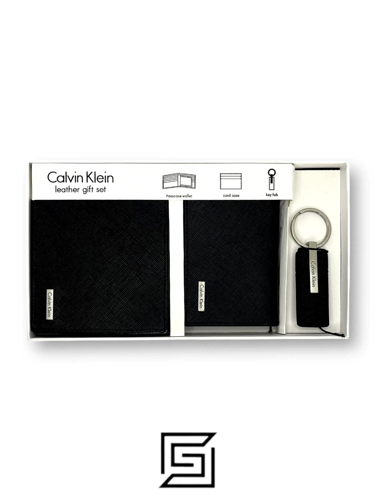 Calvin Klein CK ORG LEATHER GIFT SET SOFT PATTERN/BLACK
