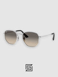 Ray Ban RB3548 Sunglasses Unisex - silver