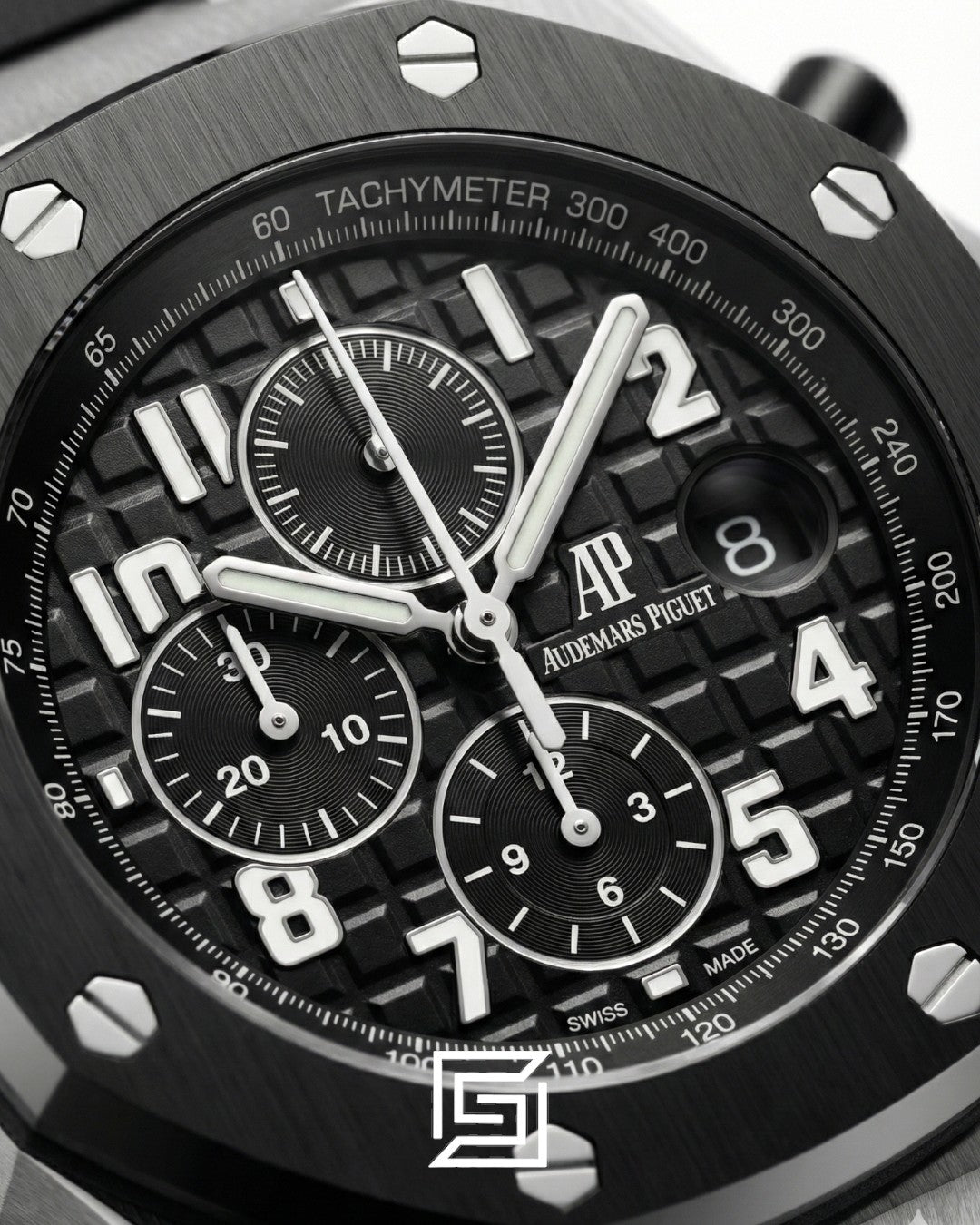 Audemars Piguet Royal Oak Offshore Black Numbers – Automatic – Rubber Strap