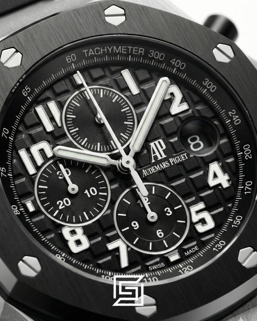 Audemars Piguet Royal Oak Offshore Black Numbers – Automatic – Rubber Strap