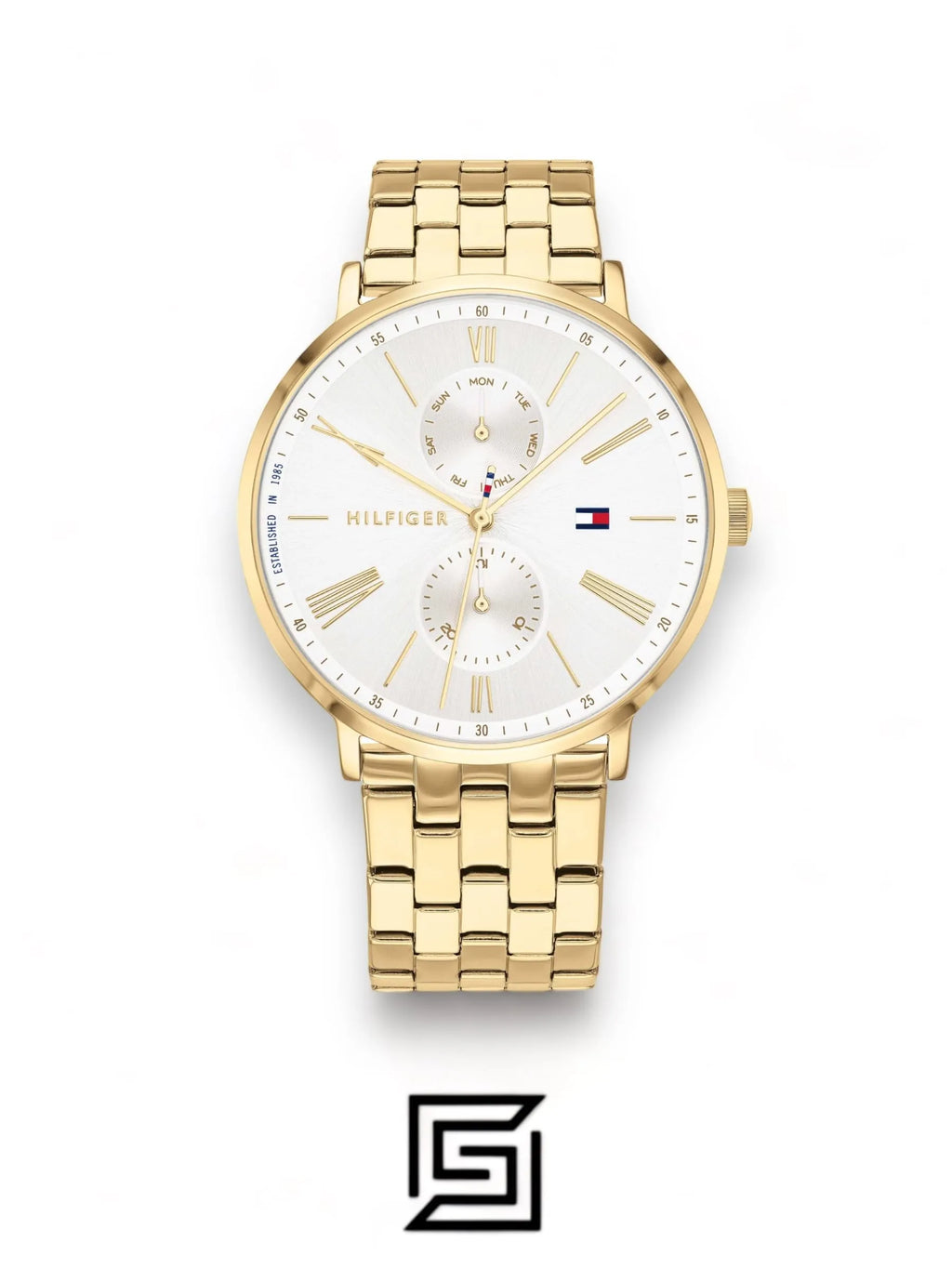 Tommy Hilfiger original-watches Quartz Watch for Women with Gold Coloured Stainless Steel Bracelet - 1782069