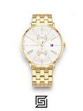 Tommy Hilfiger original-watches Quartz Watch for Women with Gold Coloured Stainless Steel Bracelet - 1782069