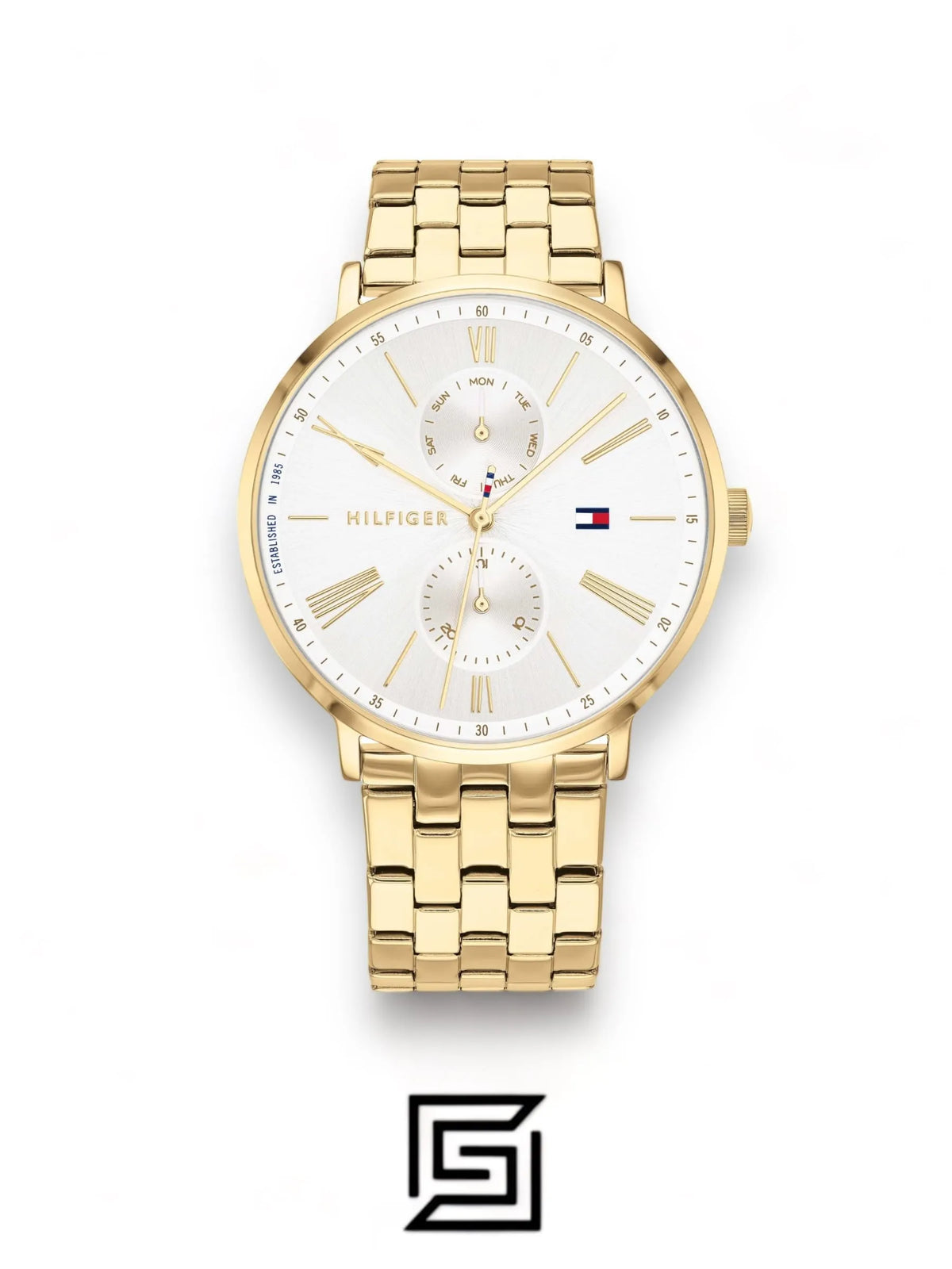 Tommy Hilfiger original-watches Quartz Watch for Women with Gold Coloured Stainless Steel Bracelet - 1782069
