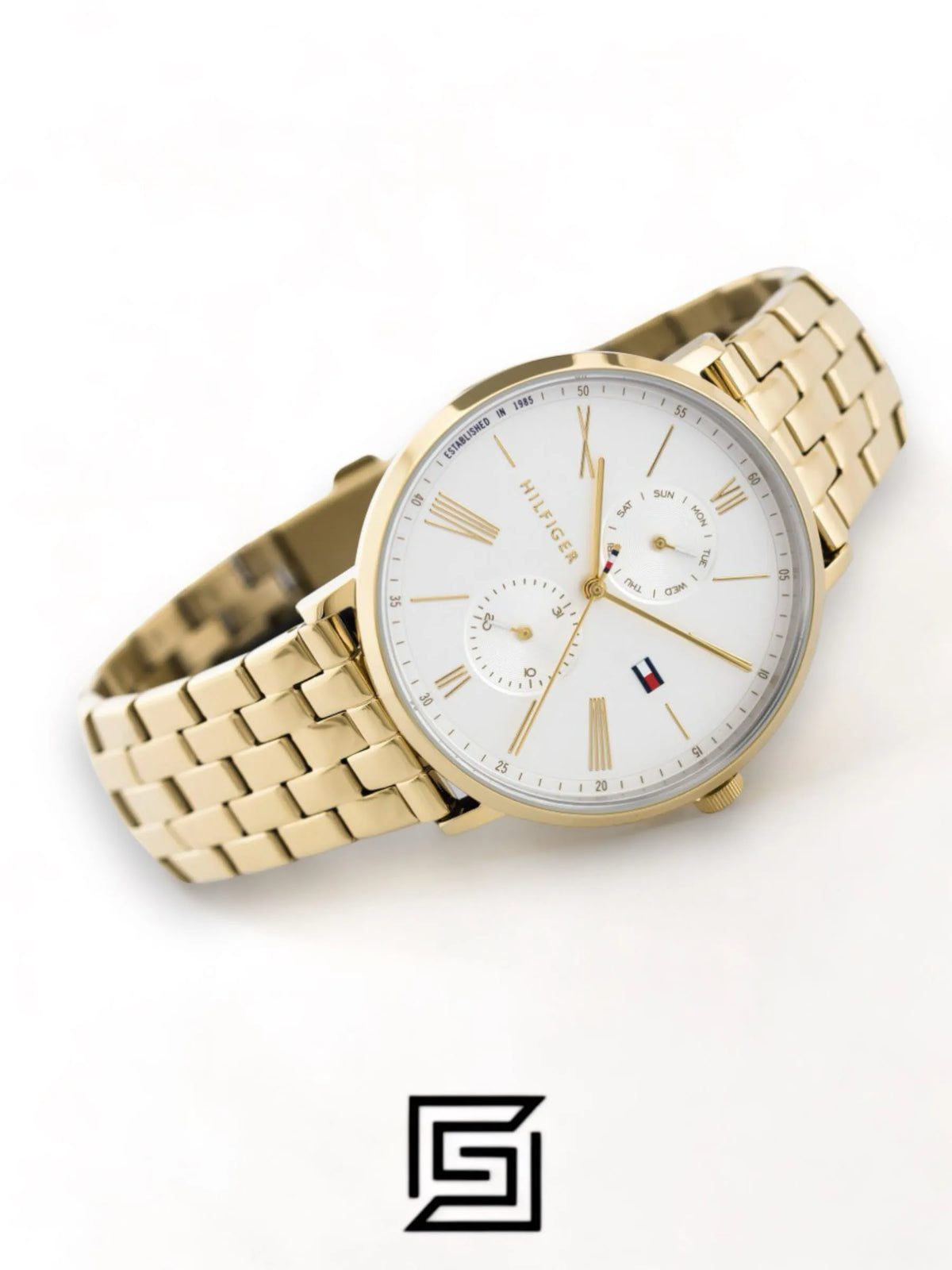 Tommy Hilfiger original-watches Quartz Watch for Women with Gold Coloured Stainless Steel Bracelet - 1782069