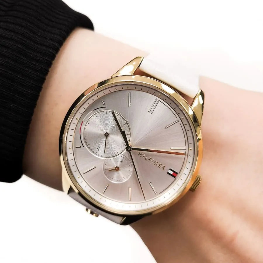 Tommy Hilfiger original-watches Leather Round Analog Water Resistant Watch for Women - 1782018