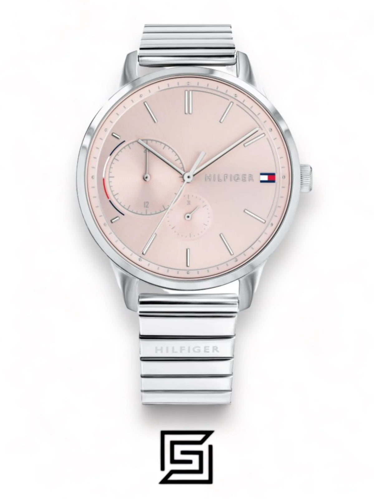 Tommy Hilfiger original-watches Brooke Women's Pink Dial Stainless Steel Band Watch - 1782020