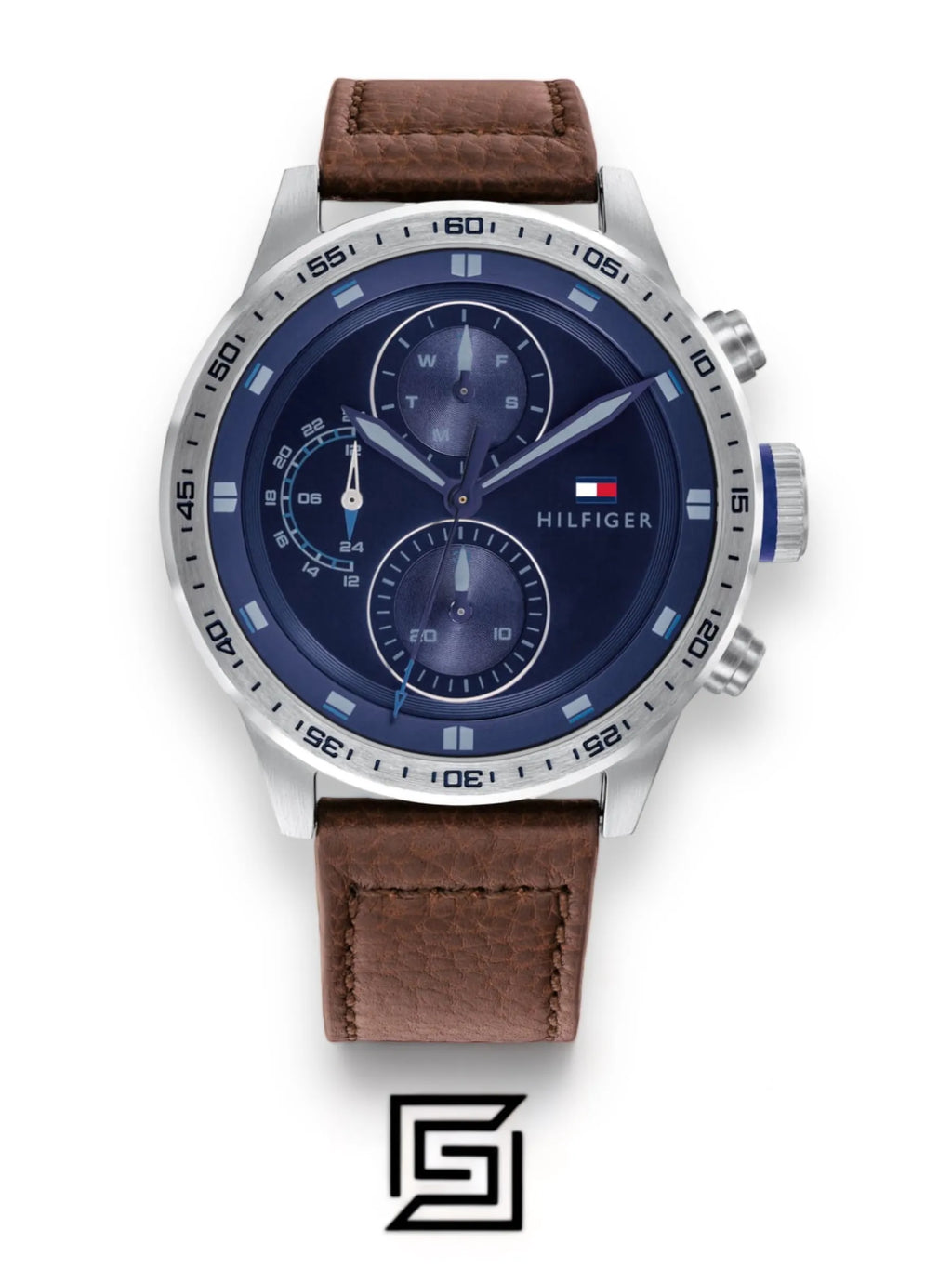 Tommy Hilfiger watches Men's Analogue Quartz Watch with Leather Calfskin Strap - 1791807