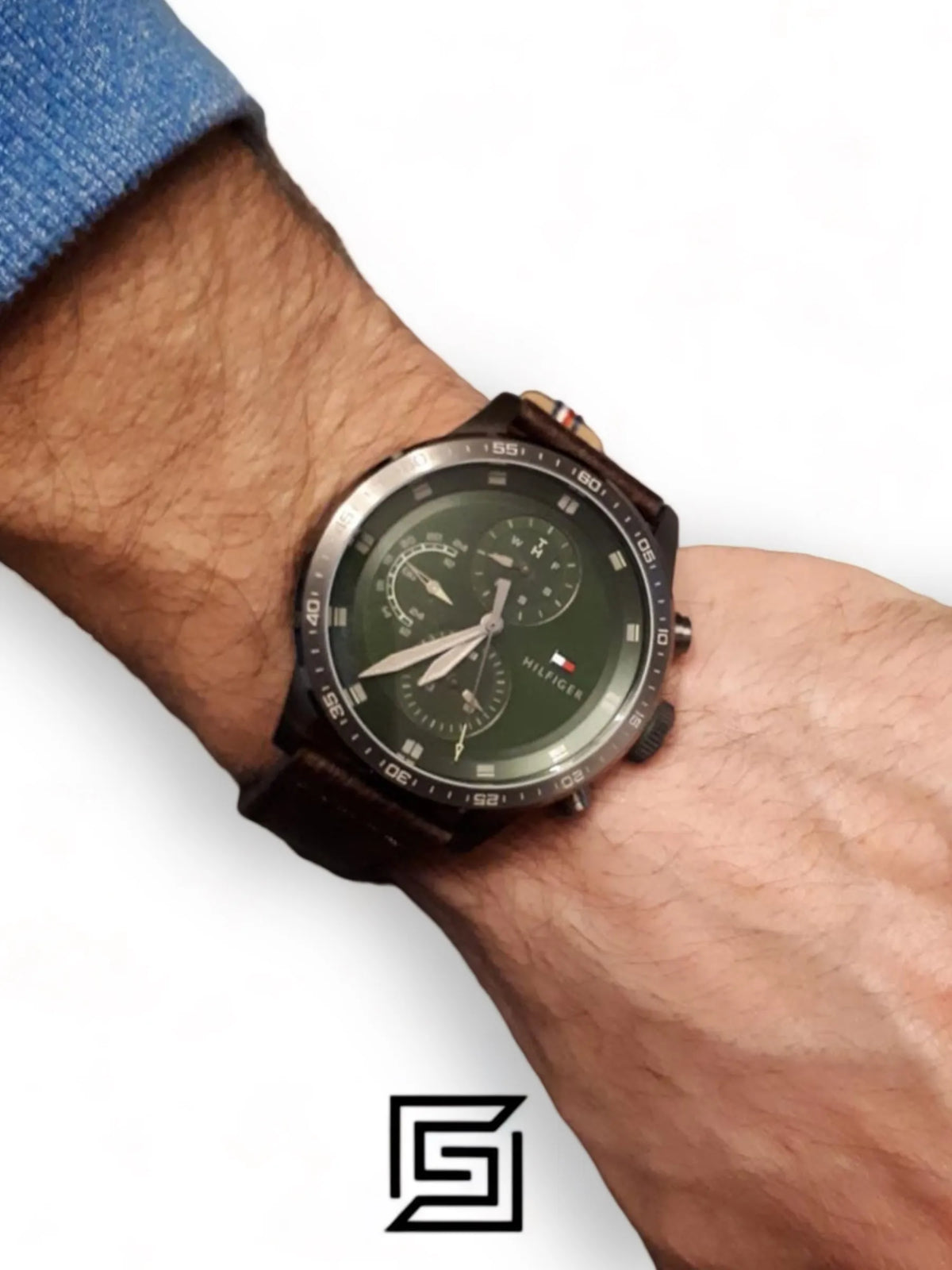 Tommy Hilfiger watches Men's Analog Leather Wrist Watch - 1791809