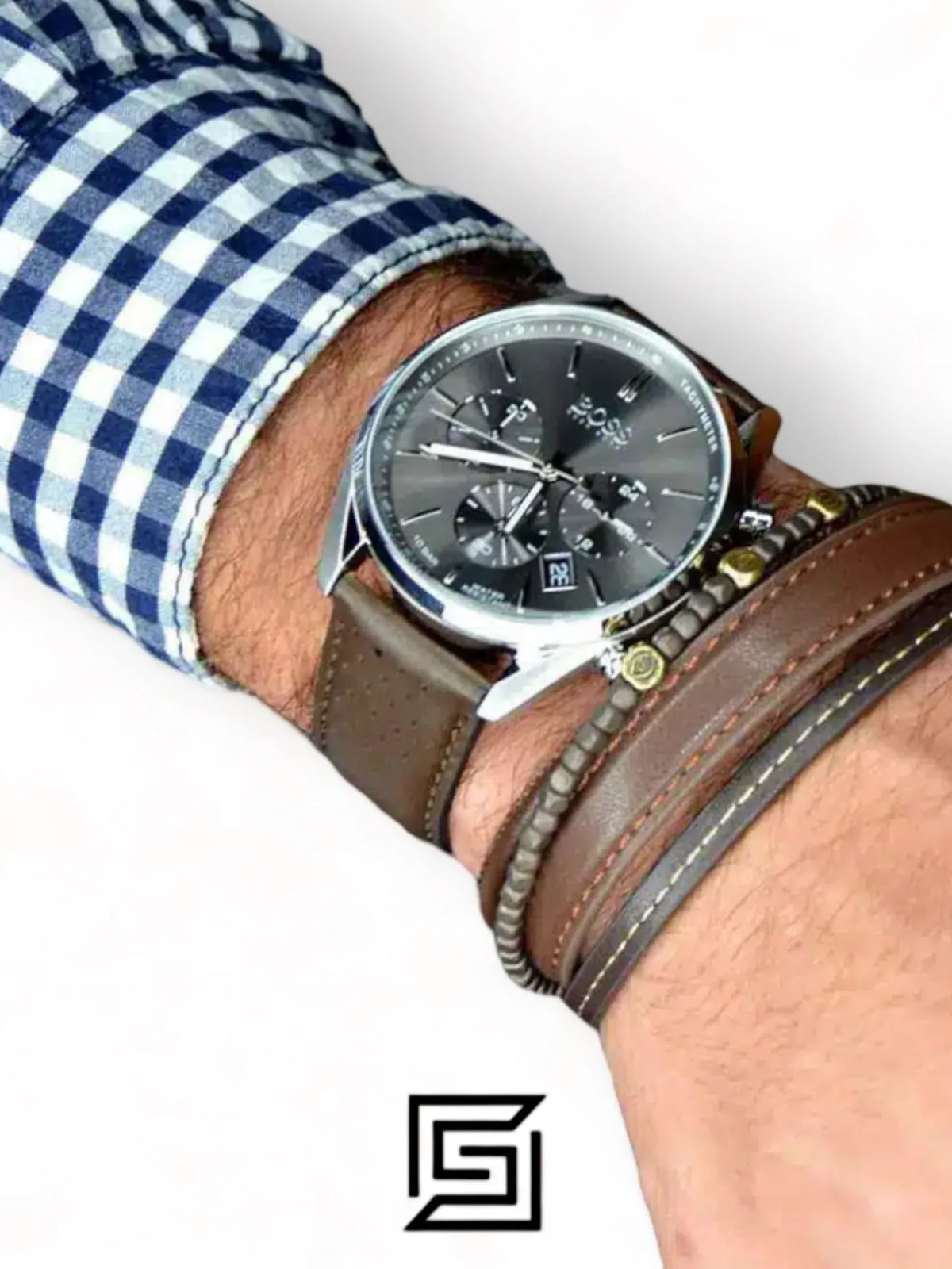 Hugo Boss original-watches Analog Grey Dial Men's Watch-1513815