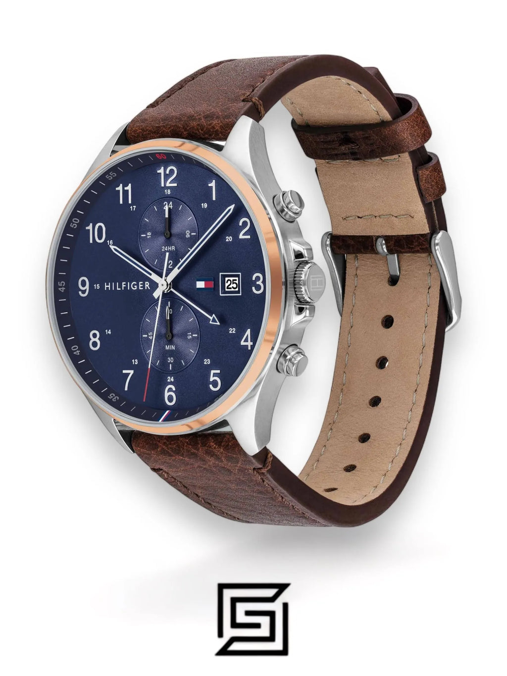 Tommy Hilfiger watches Men's Leather Strap Analog Wrist Watch 1791712