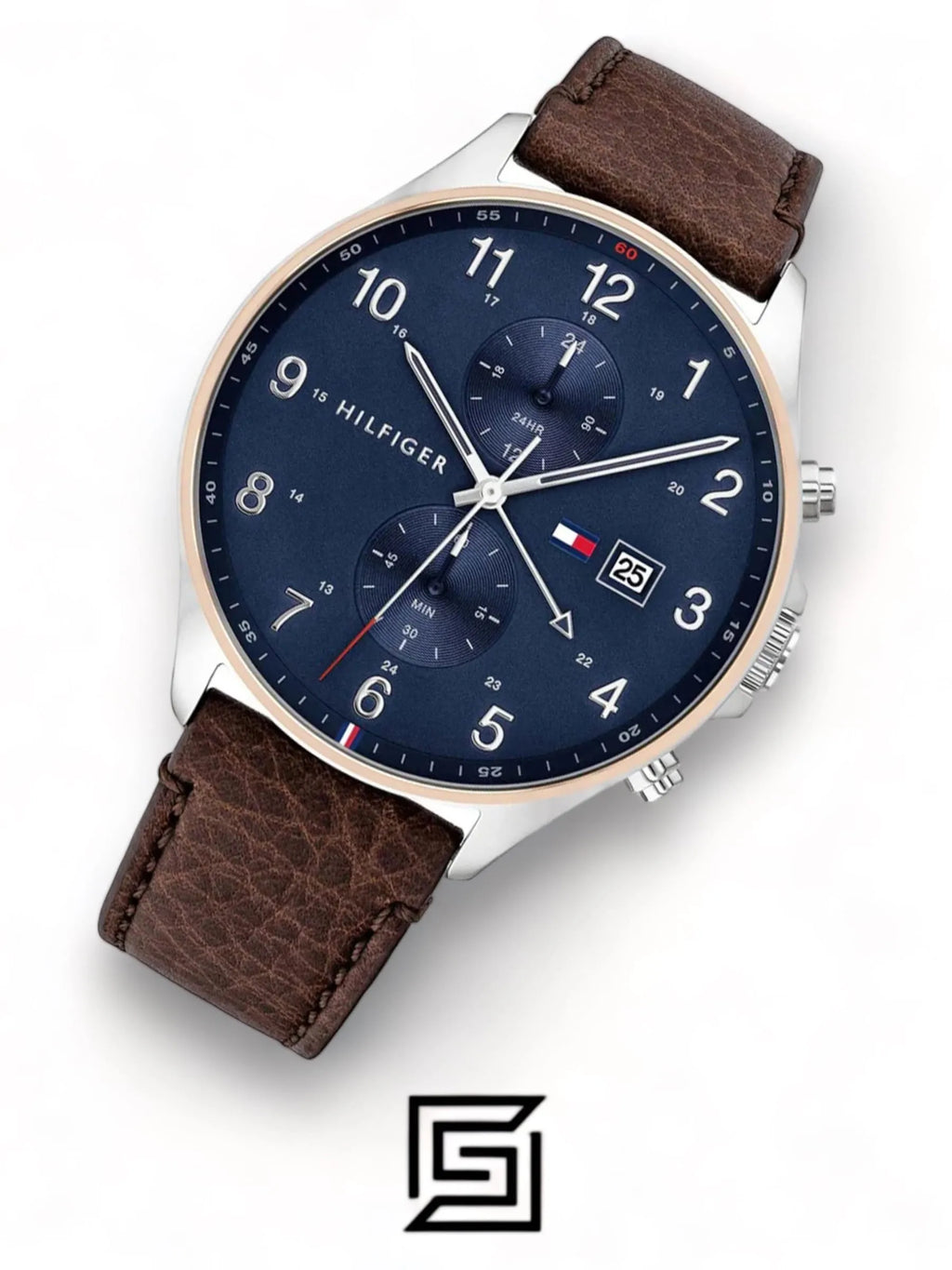 Tommy Hilfiger watches Men's Leather Strap Analog Wrist Watch 1791712