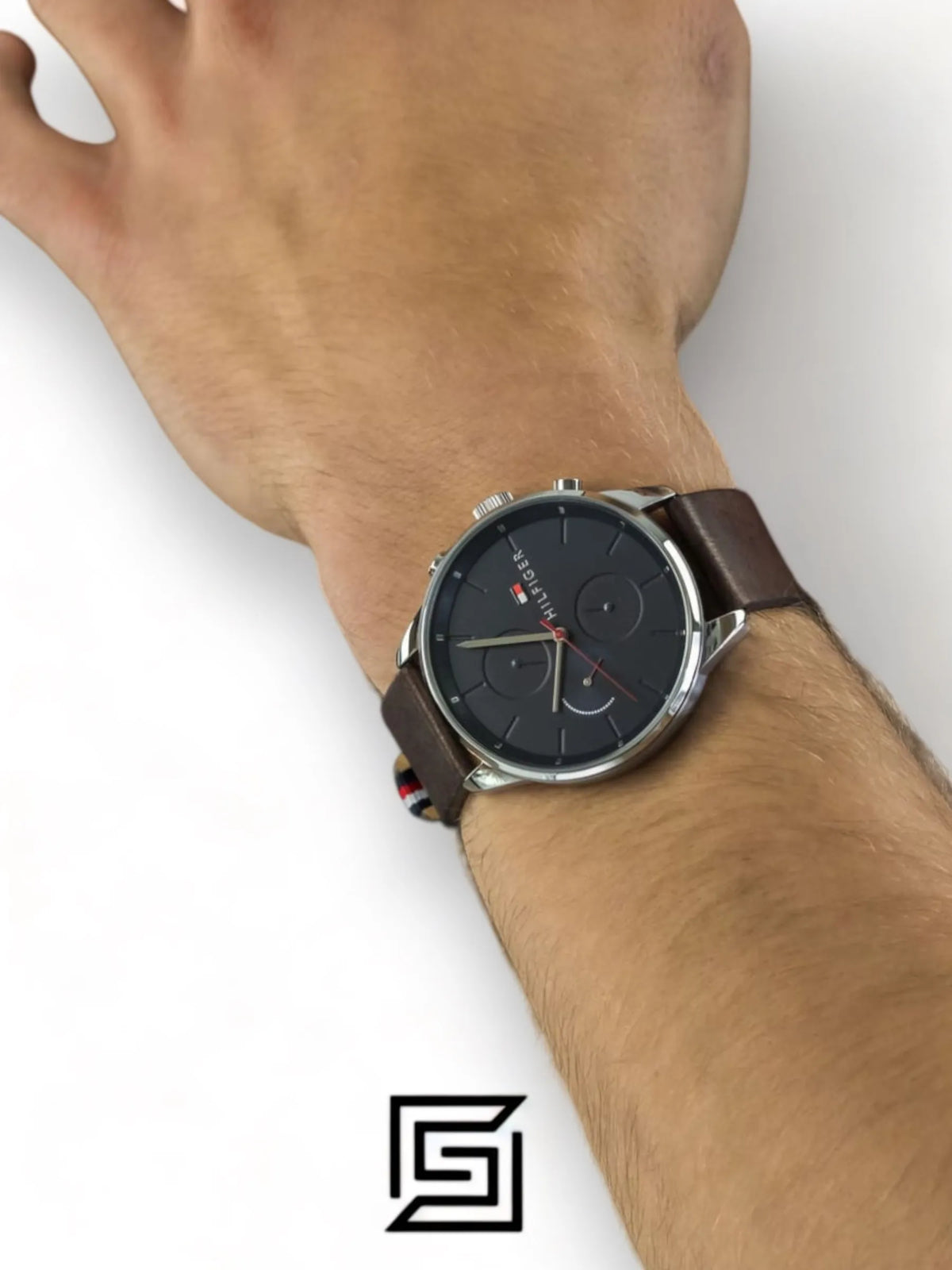 watches Men Analog Blue Casual Quartz Tommy Hilfiger Chase - 1791487