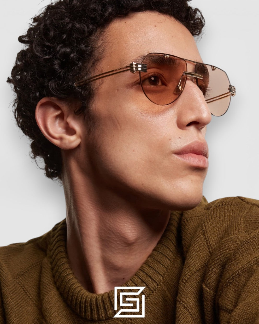 Bottega Veneta BV1342 004 Gold Mirror Lenses and Gold Frame Luxury Aviator Sunglasses