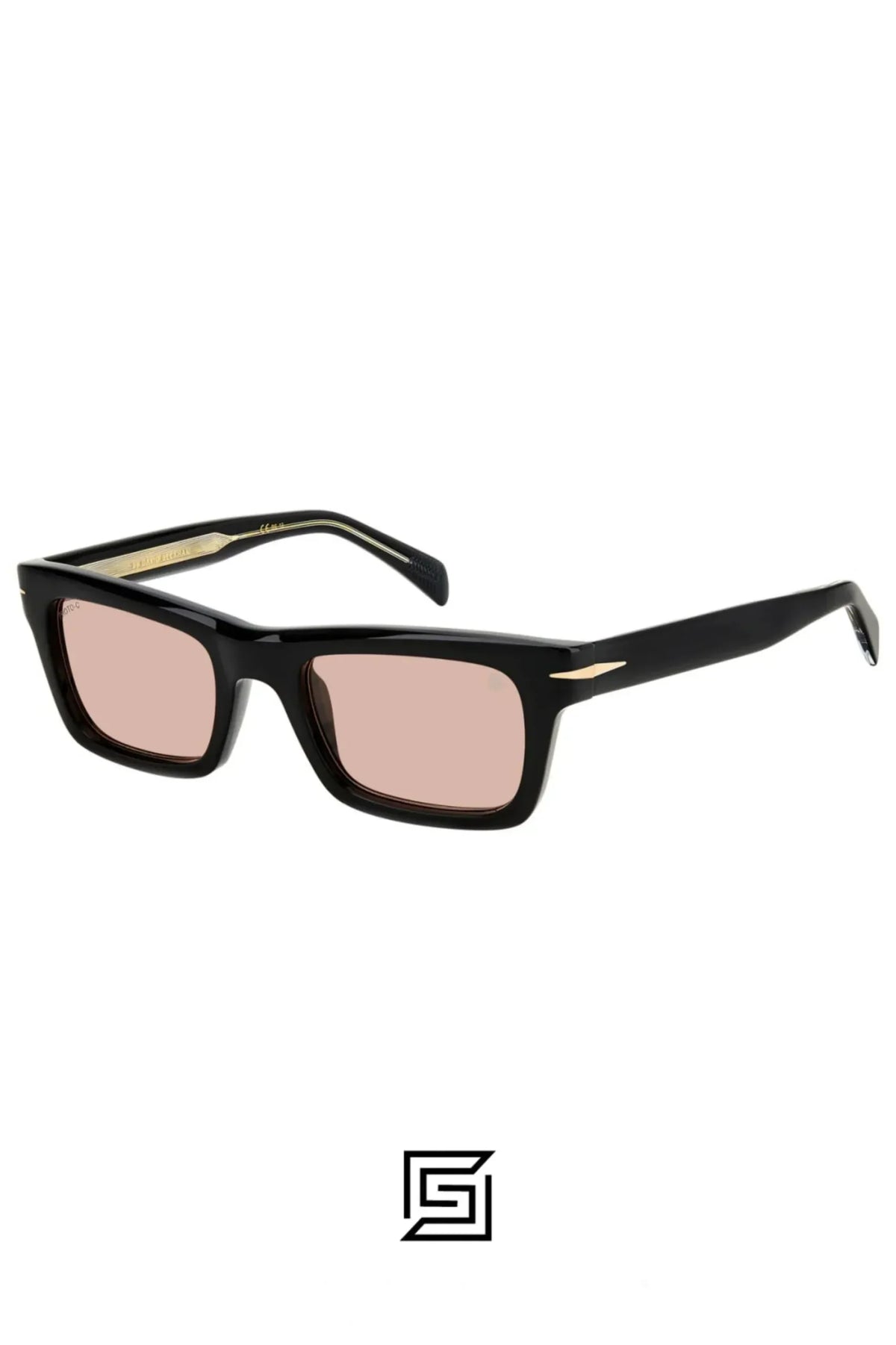 sunglasses David beckham DB 7091/S - Black Crystal - Nude Red