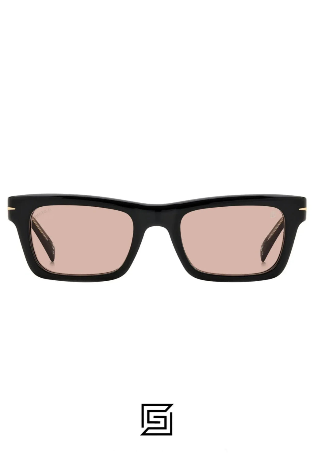 sunglasses David beckham DB 7091/S - Black Crystal - Nude Red
