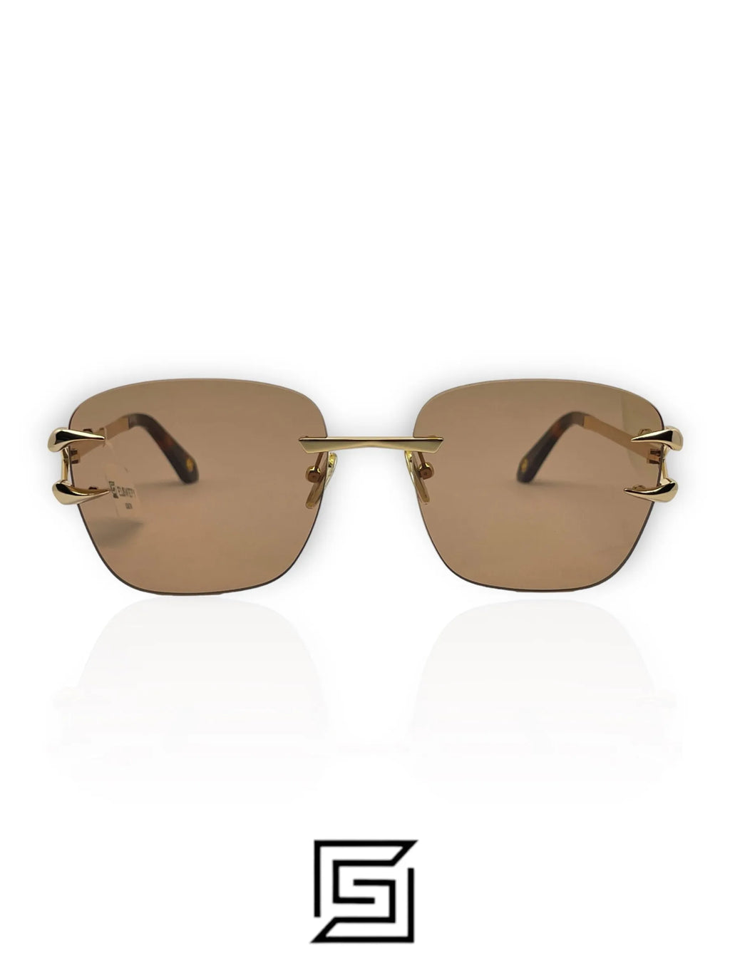 Roberto Cavalli sunglasses SRC022 594G/GOLD X BROWN