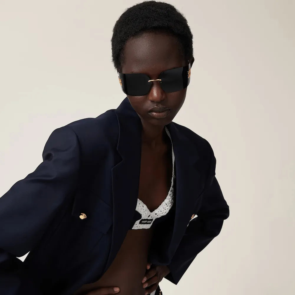 sunglasses miu miu SMU54Y/GOLD X BLACK