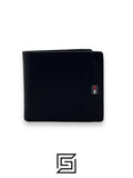 leather TOMMY SINGLE WALLET W TOMMY HILFIGER LOGO MIDDLE/BLACK