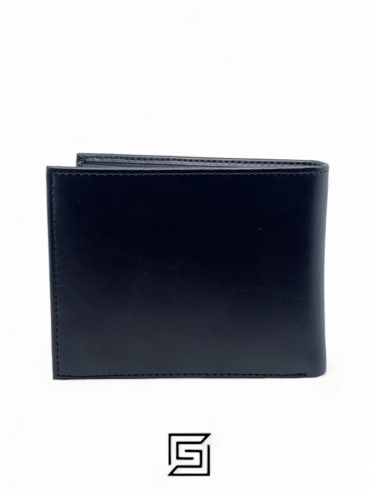leather TOMMY SINGLE WALLET W FLAT METAL LOGO FLAT PATTERN BIG SIZE/BLACK