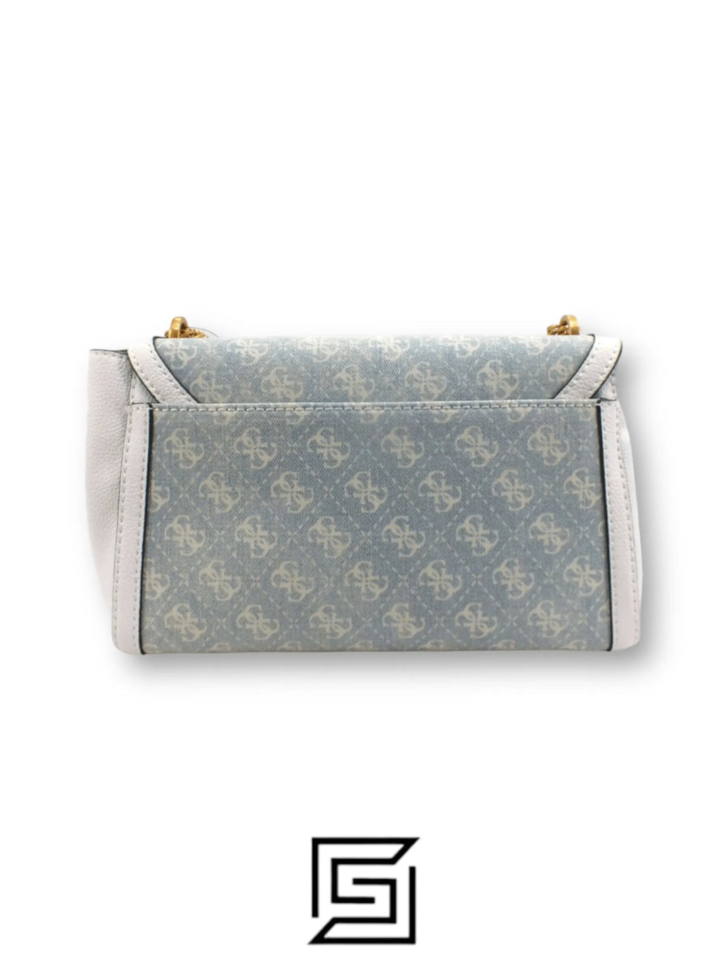 leather GUESS Borsa Tracolla Katy Azzurro Denim Logo DA787019