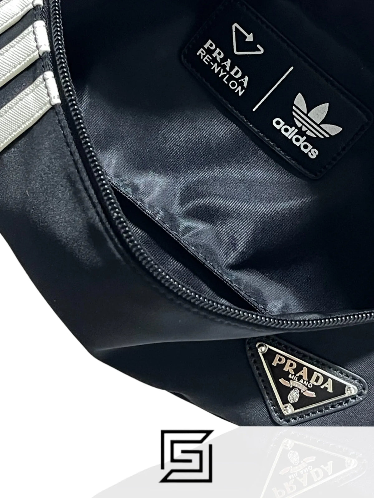 leather Prada adidas Re-Nylon Belt Bag PRDXA20438