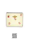 Coach Snap Wallet With Heart Floral Print White Style No. C2868