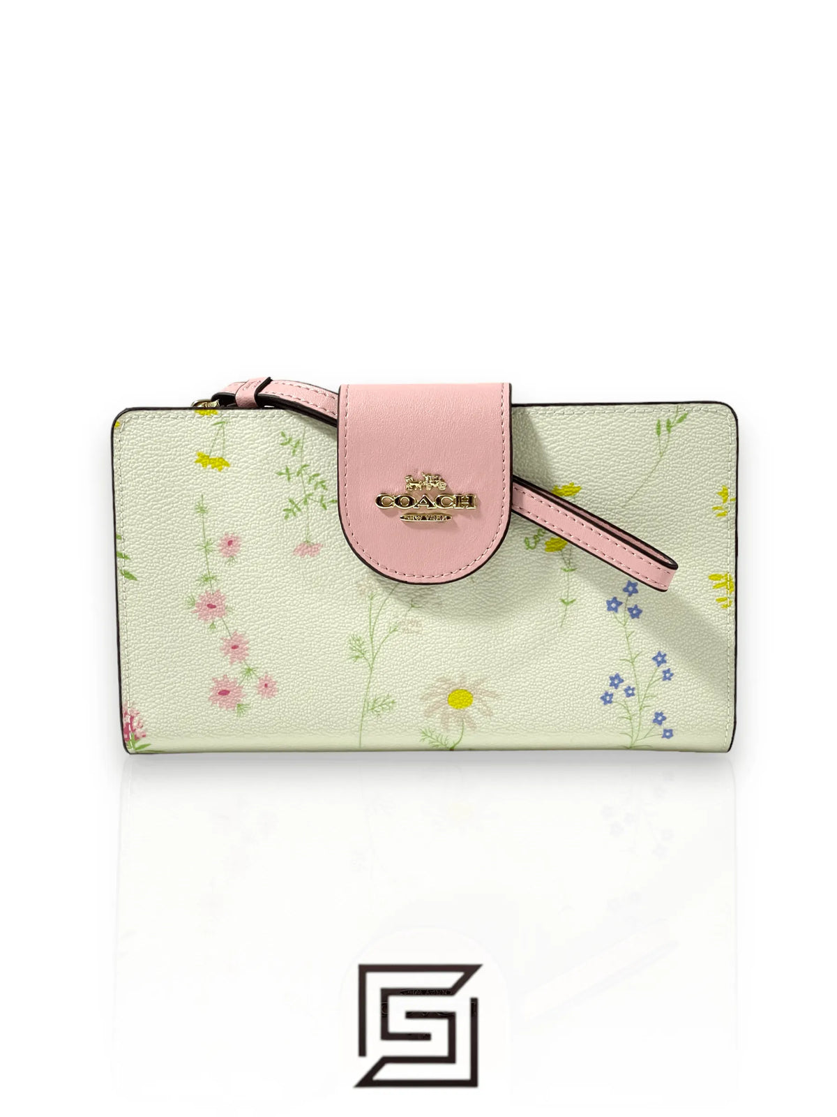 Coach Tech Phone Wallet Spaced Wildflower C3371