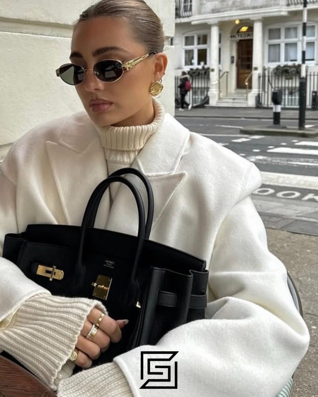 CELINE CL40235 Brown Lenses Gold Frame