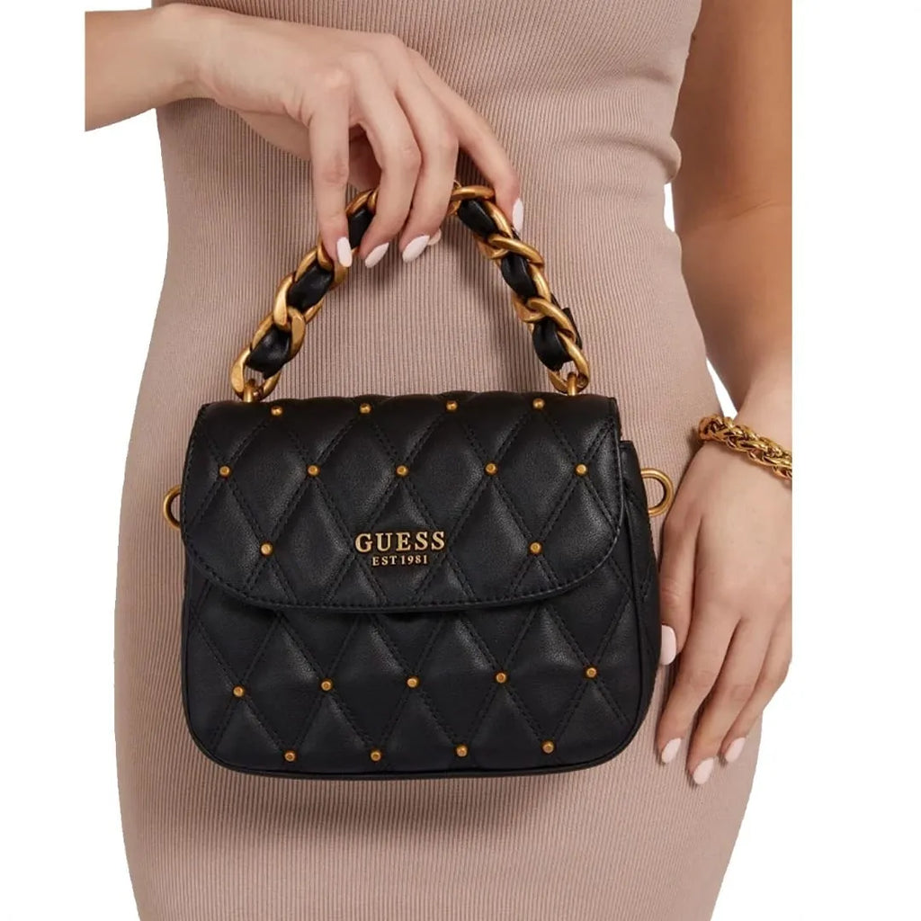 Guess leather Triana Studs Shoulder Bag