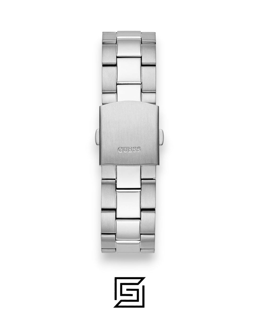 GUESS MEN SILVER TONE Analog Watch GW0488G1
