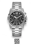 Guess original-watches COMMANDER SILVER TONE MEN'S WATCH GW0056G1
