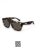 Bottega sunglasses BV1060S 002/TIGER BROWN - BROWN