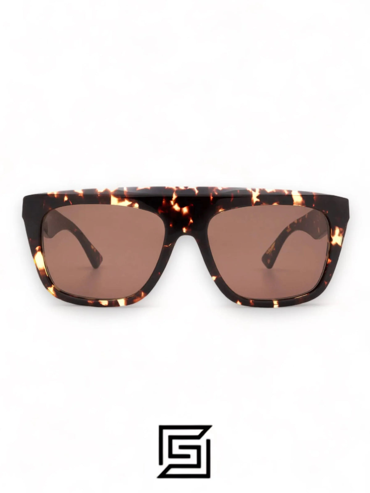 Bottega sunglasses BV1060S 002/TIGER BROWN - BROWN