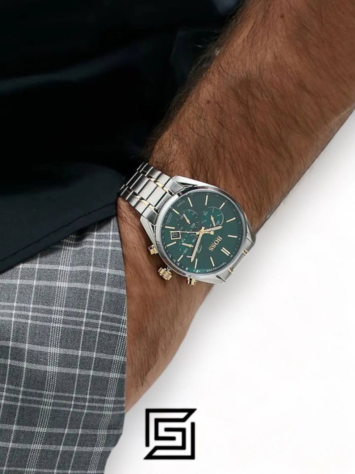 Hugo Boss original-watches Men's Champion Green Dial Watch - 1513878