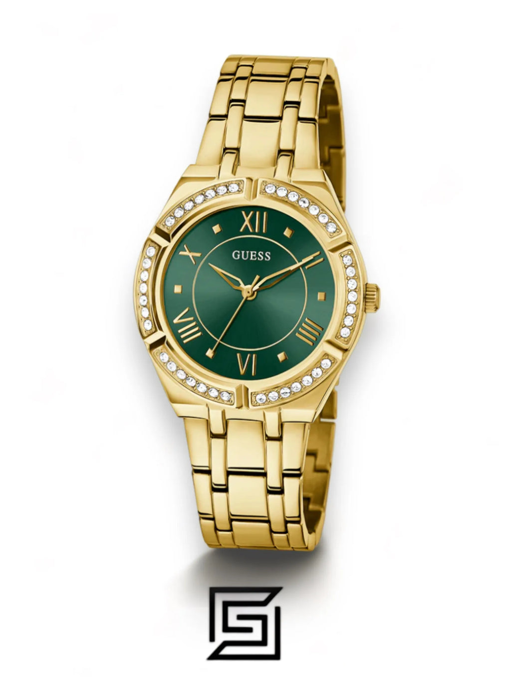 watches GUESS Ladies Gold Tone Analog Watch - GW0033L8