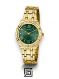 watches GUESS Ladies Gold Tone Analog Watch - GW0033L8