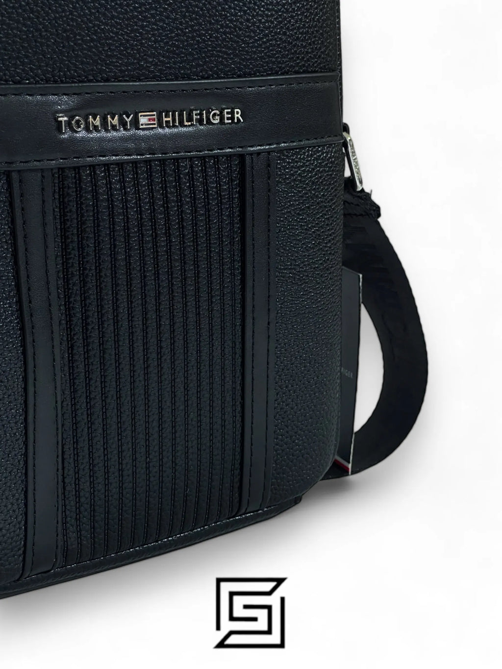 Tommy Hilfiger leather Tommy Cross Bag TM1016-8 Black