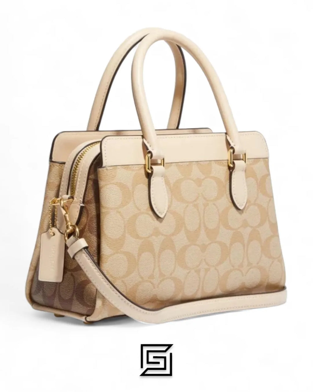 Coach Darcie Carryall In Blocked Signature Canvas Style No. CH503