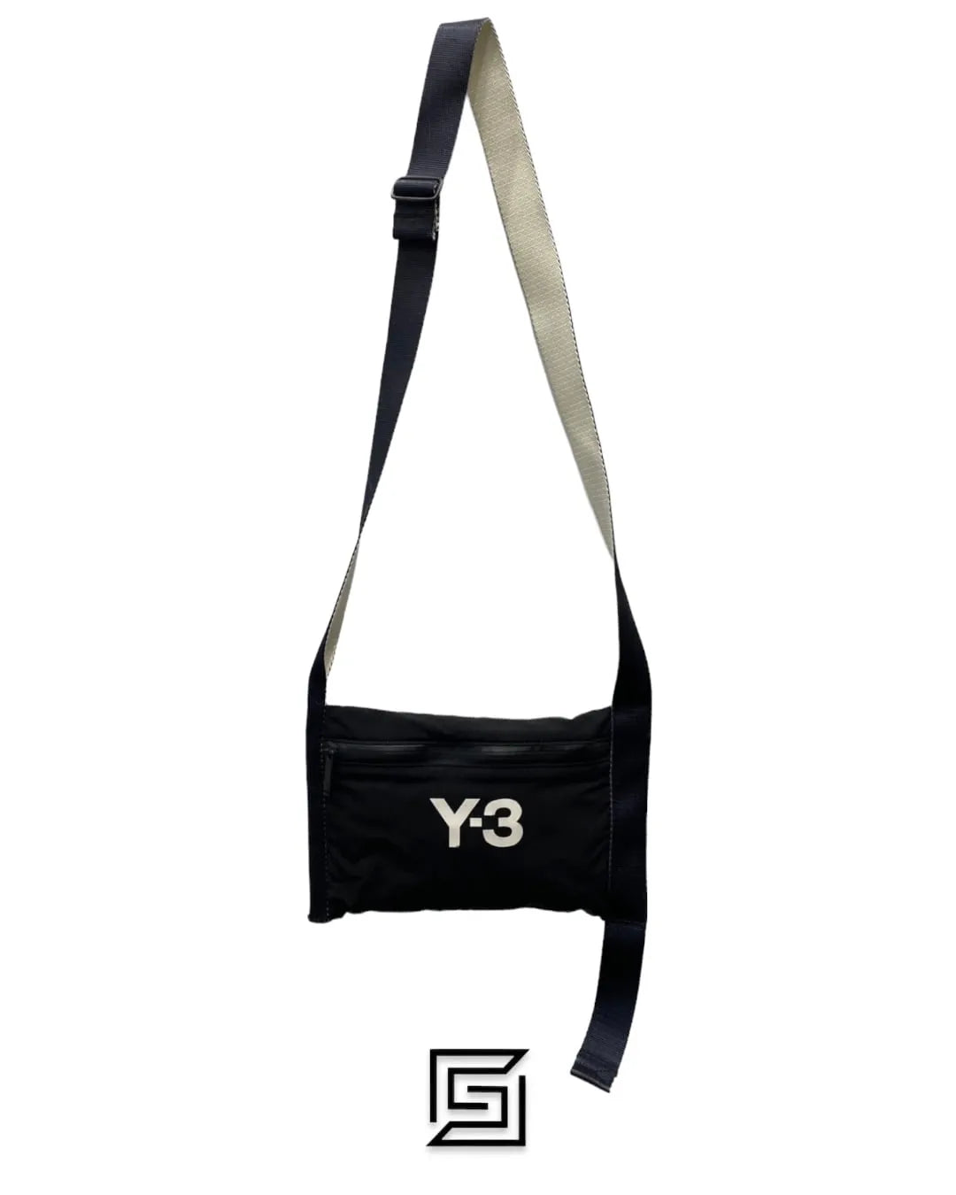 leather Y-3 Black CH3 Sacoche Messenger Bag