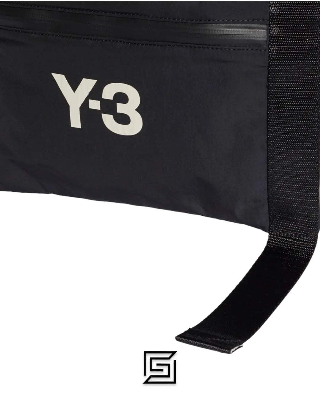 leather Y-3 Black CH3 Sacoche Messenger Bag