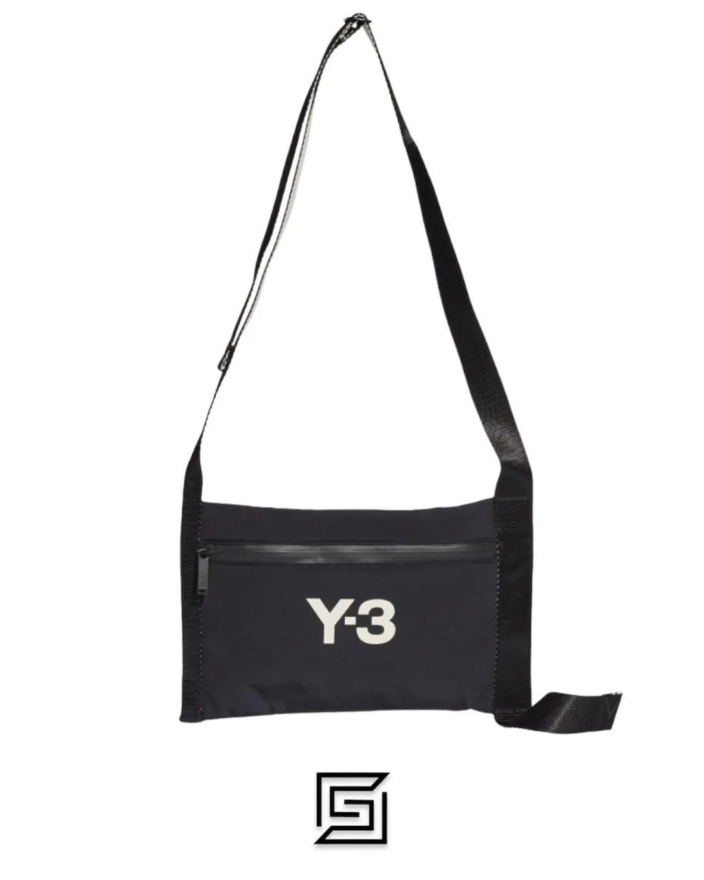 leather Y-3 Black CH3 Sacoche Messenger Bag