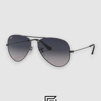 Ray Ban RB3025 AVIATOR LARGE 58 Sunglasses Unisex - OXIDE_GREY