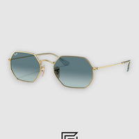Ray Ban RB3556 Sunglasses Unisex - GOLD_GREY