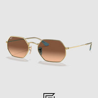 Ray Ban RB3556 Sunglasses Unisex - GOLD_HONEY