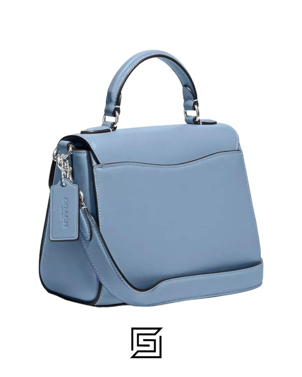 Morgan Top Handle Satchel Bag In Signature Chambray Style No. CH142