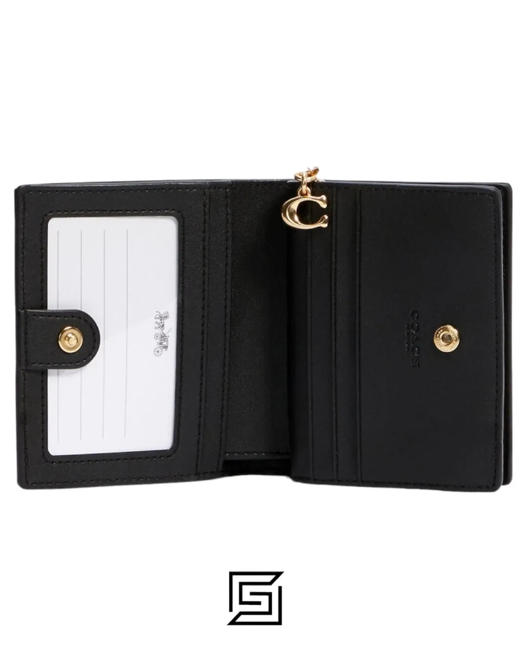 Snap Wallet In Signature Canvas C3309 BROWN