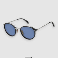 David Beckham DB1055 Sunglasses Men - BLACK-BLUE